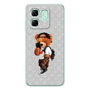Бренднові Чохли для Infinix Smart 10 HD - (PREMIUMPrint) (Ведмедик Луі)