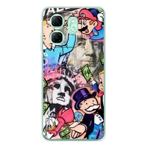 Чохли з крутими принтами для Infinix Smart 10 HD - (PREMIUMPrint) (Monopoly man)