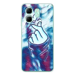 Чохол з принтом для Infinix Smart 10 HD (AlphaPrint - Знак сердечка) (Радужне серце)