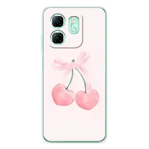 Чохол з розовим принтом для Infinix Smart 10 HD (Рожеві вишні)