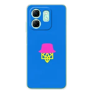 Чохли для Infinix Smart 10 HD Укр. Символіка (AlphaPrint) (Шапка на гербу)