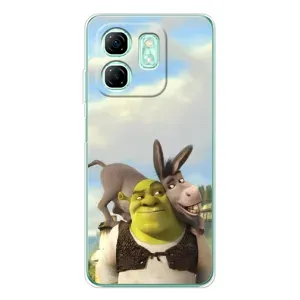 Чохол з мультфільмом Шрек на Infinix Smart 10 HD (Шрек та Осел)