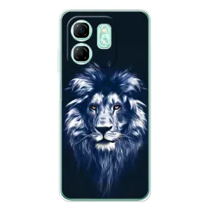 Чехол со Львом для Infinix Smart 10 HD (VPrint) (Синий Лев)