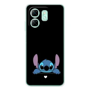 Чохол з принтом Стіч на Infinix Smart 10 HD (Стіч на чорному)