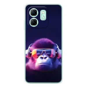 Чохол з Мавпами Infinix Smart 10 HD - (AlphaPrint) (Стильна мавпа)