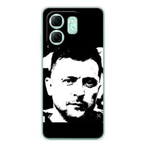 Чохол для Infinix Smart 10 HD (AlphaPrint - с принтом Зеленського) (Зеленский АРТ)