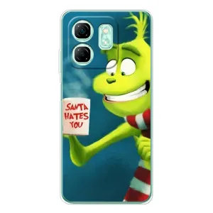 Різдвяні Чохли для Infinix Smart 10 HD (VPrint) (Зелений Грінч)