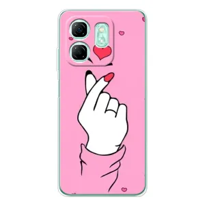 Чохол з принтом для Infinix Smart 10 HD (AlphaPrint - Знак сердечка) (Знак Love)