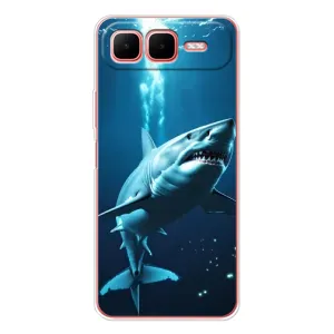 Чехол с картинкой «Хищники» для Infinix Smart 10 Plus (Акула под водой)