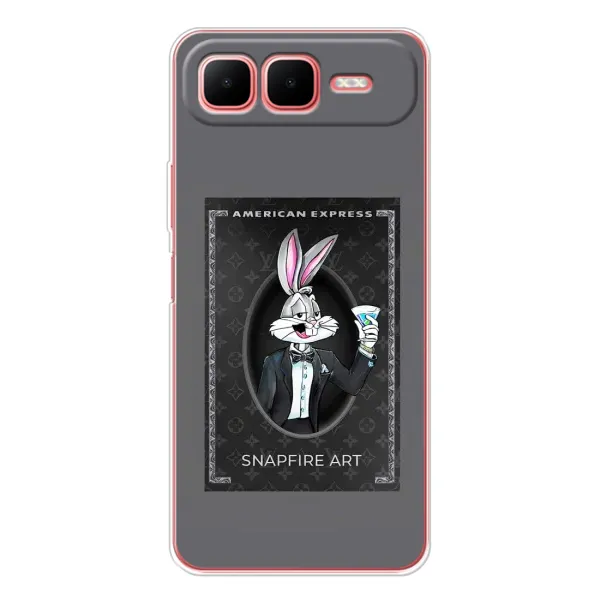 Чехол с принтом «Бакс Бани LV» для Infinix Smart 10 Plus