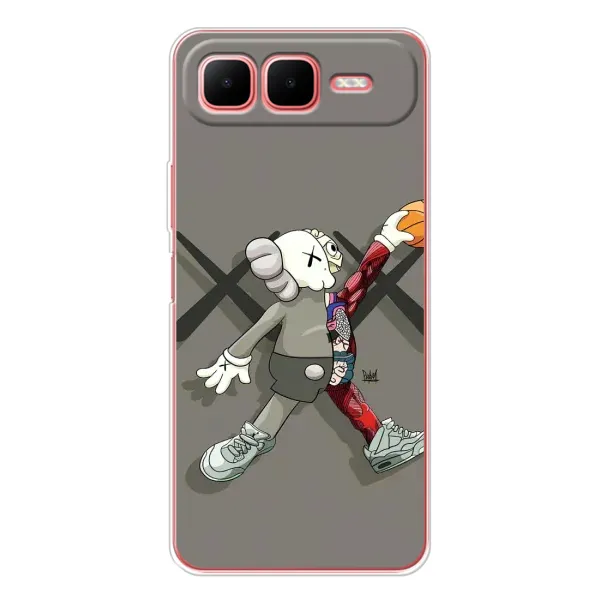 Чехол с принтом «Беарбрик Джордан» для Infinix Smart 10 Plus