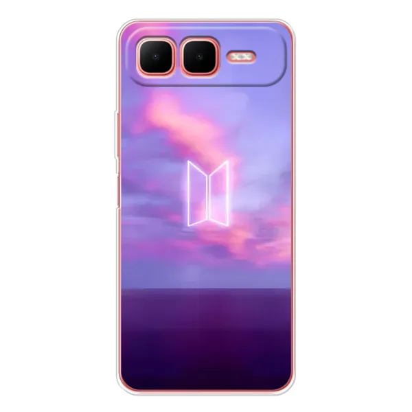 Чехол с принтом «BTS логотип» для Infinix Smart 10 Plus