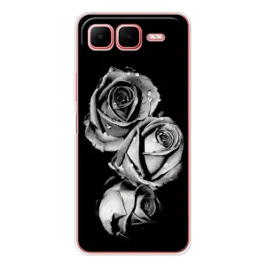 Чехол с принтом «Черная роза» для Infinix Smart 10 Plus