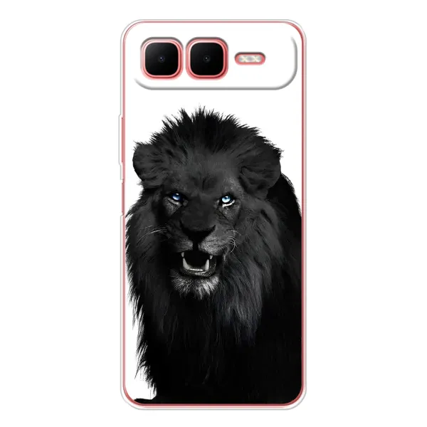 Чохол з принтом «Чорний ЛЕВ» для Infinix Smart 10 Plus