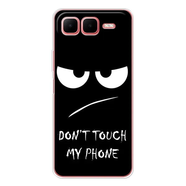 Чехол с принтом «Dont Touch» для Infinix Smart 10 Plus