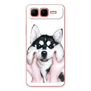 Чехлы с собаками для Infinix Smart 10 Plus (VPrint) (Довольный Хаски)