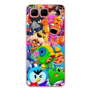 Чехлы Brawl Stars для Infinix Smart 10 Plus (AlphaPrint)