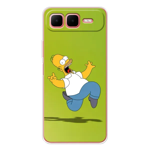 Чехол с принтом «Гомер Симпсон» для Infinix Smart 10 Plus