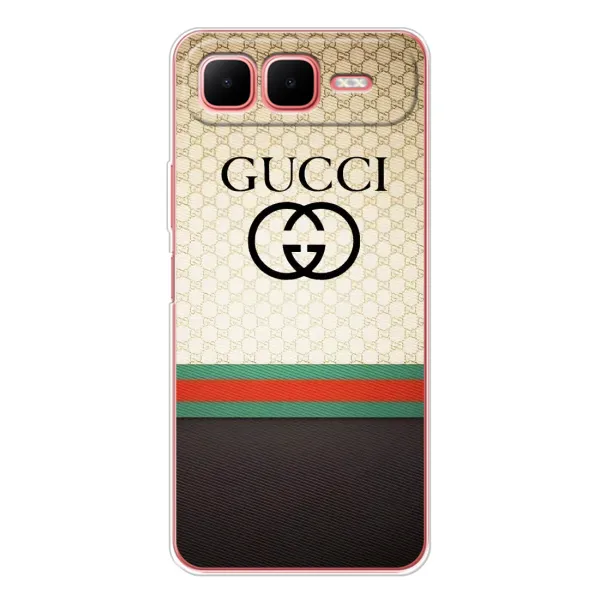 Чехол с принтом «GUCCI стиль» для Infinix Smart 10 Plus