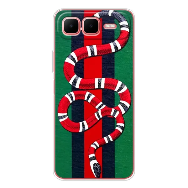Чехол с принтом «Gucci змия» для Infinix Smart 10 Plus