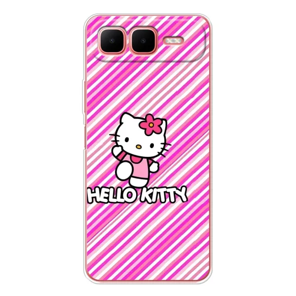 Чехол с принтом «Hello Kytty» для Infinix Smart 10 Plus