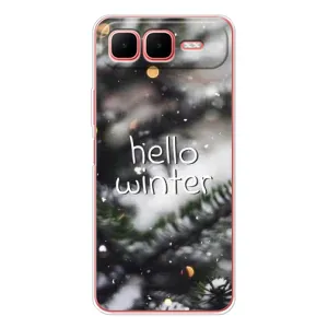 Новогодние, Праздничные Чехлы для Infinix Smart 10 Plus - 2024 год (Hello winter)