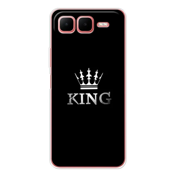 Чехол с принтом «KING» для Infinix Smart 10 Plus