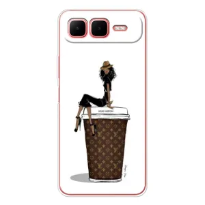 Чехлы Луи Витон для Infinix Smart 10 Plus (AlphaPrint - LOUIS VUITTON) (кофе LOUIS VUITTON)