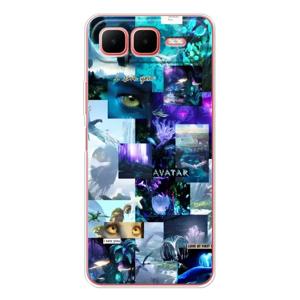 Чехол с принтом «коллаж Аватар» для Infinix Smart 10 Plus