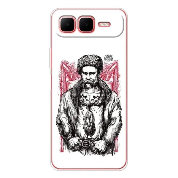 Чехол с принтом «Козак Шевченко» для Infinix Smart 10 Plus