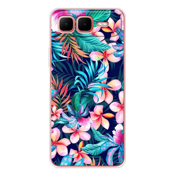 Чехол с принтом «Красочные цветы» для Infinix Smart 10 Plus Чехол с принтом «Красочные цветы» для Infinix Smart 10 Plus