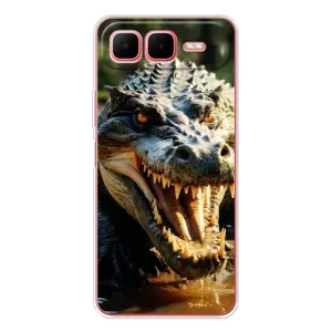Чехол с картинкой «Хищники» для Infinix Smart 10 Plus (Опасный крокодил)
