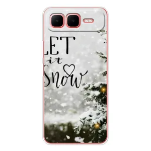 Новогодние, Праздничные Чехлы для Infinix Smart 10 Plus - 2024 год (Let it snow)