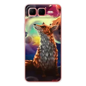 Чехол с принтом «Лисица в космосе» для Infinix Smart 10 Plus