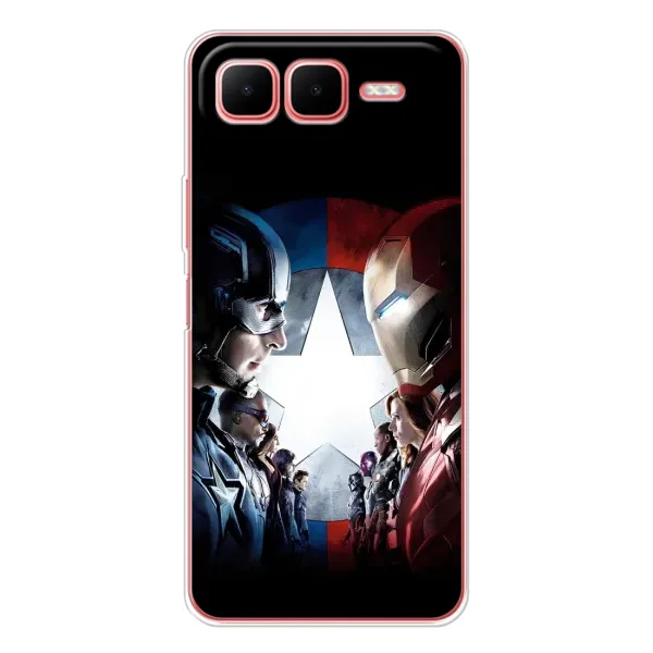 Чохол з принтом «Марвел стайл» для Infinix Smart 10 Plus