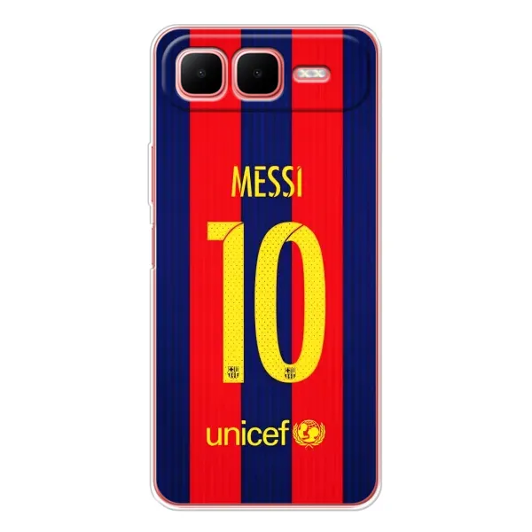 Чехол с принтом «Messi Barca 10» для Infinix Smart 10 Plus