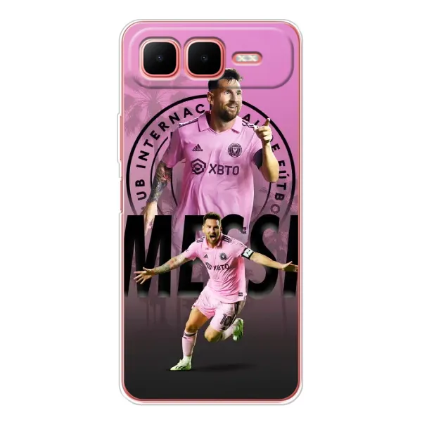 Чехол с принтом «Messi Miami» для Infinix Smart 10 Plus
