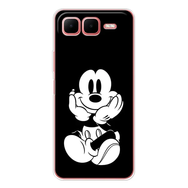 Чохол з принтом «Маус на чорному» для Infinix Smart 10 Plus