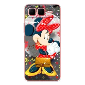 Чохол Disney Mouse Infinix Smart 10 Plus (PREMIUMPrint) (Minni з бантіком)