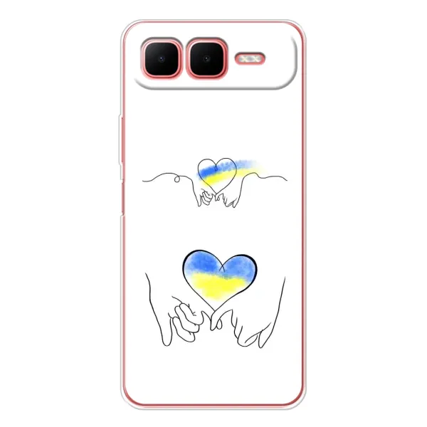 Чохол з принтом «Мир Україні» для Infinix Smart 10 Plus