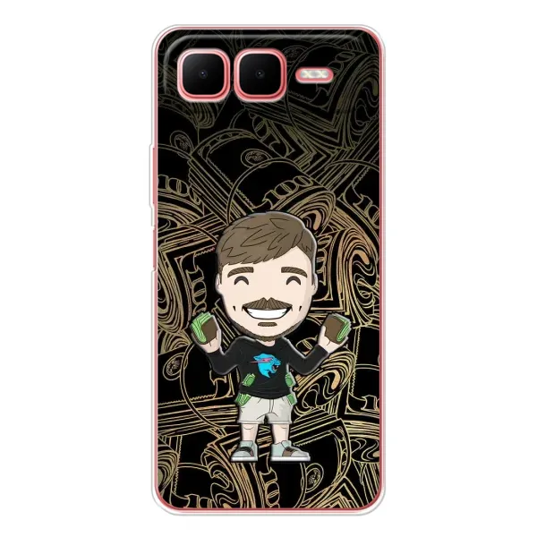 Чохол з принтом «Mister Beast» для Infinix Smart 10 Plus