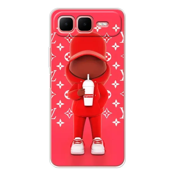 Чехол с принтом «Модный стиль» для Infinix Smart 10 Plus