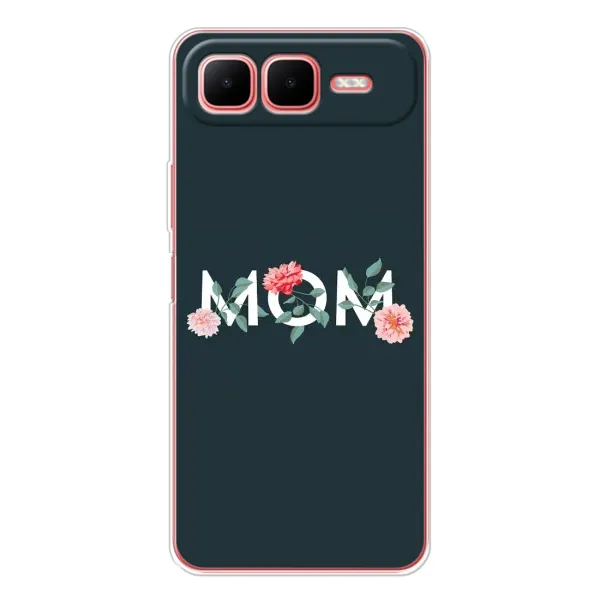 Чехол с принтом «Mom дизайн» для Infinix Smart 10 Plus