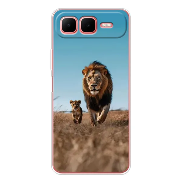 Чехол с принтом «Мусафа и Симба» для Infinix Smart 10 Plus Чехол с принтом «Мусафа и Симба» для Infinix Smart 10 Plus