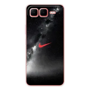 Чехол для Infinix Smart 10 Plus - с принтом Найк (AlphaPrint) (Найк красный)