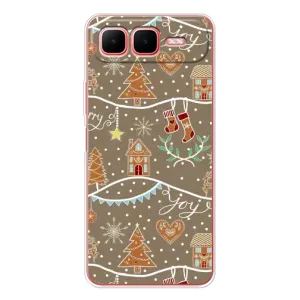 Новогодние, Праздничные Чехлы для Infinix Smart 10 Plus - 2024 год (Новогодние пряники)