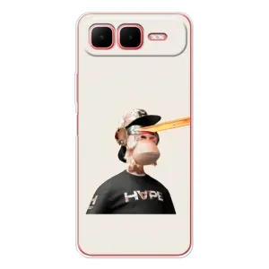 Чехол с принтом «обезьяна NFT в очках» для Infinix Smart 10 Plus