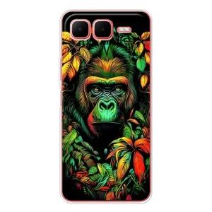 Чехол с Обезьянами Infinix Smart 10 Plus - (AlphaPrint) (Обезьяна в тропиках)