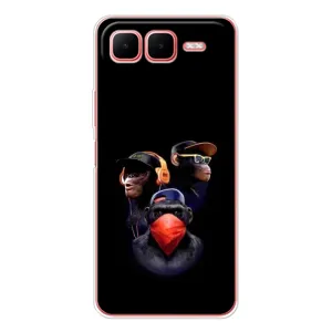 Чехол с Обезьянами Infinix Smart 10 Plus - (AlphaPrint) (Три обезьяны)