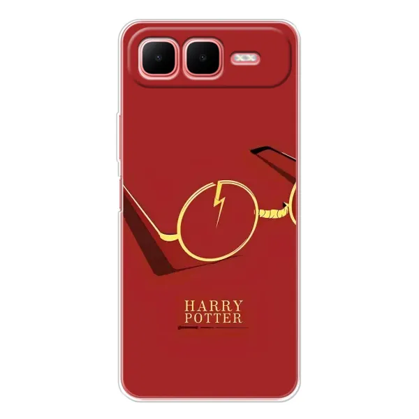 Чехол с принтом «очки Гарри» для Infinix Smart 10 Plus